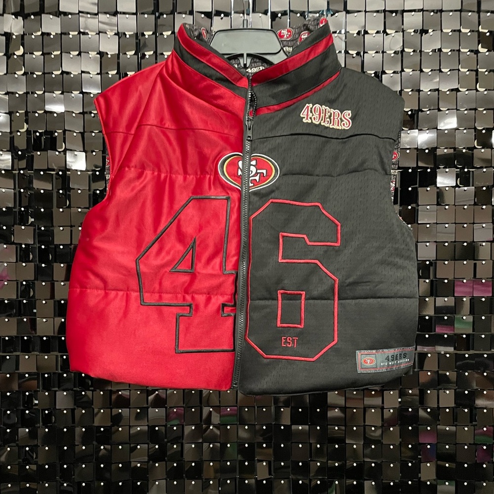 Puffer Vest, Sports Puffer Vest, Custom Vest , Jersey puffer vest